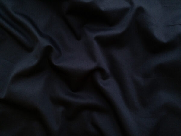 Japanese Designer Deadstock - Cotton Sateen - Navy