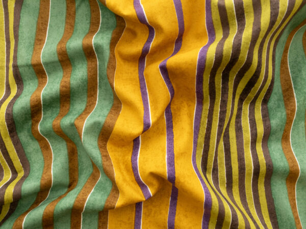 Japanese Cotton Sheeting - Stripes - Golden Days