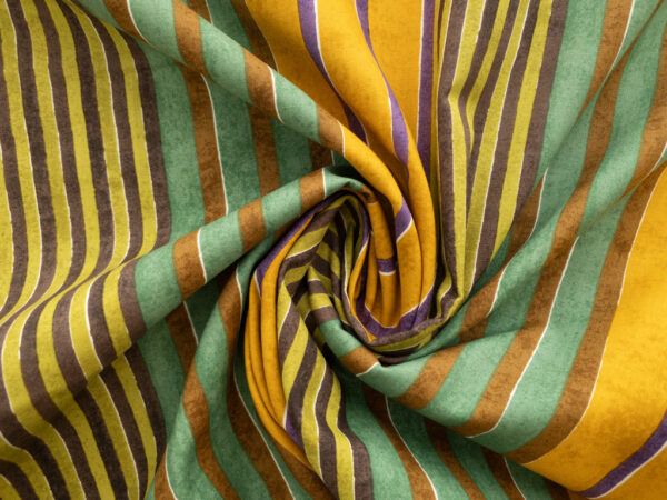 Japanese Cotton Sheeting - Stripes - Golden Days