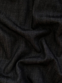 Italian Designer Deadstock - Soft 10 oz Cotton Denim - Black