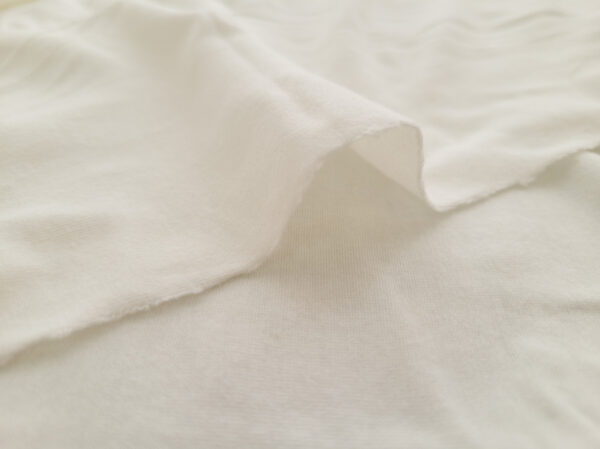 European Designer Deadstock - Organic Cotton Jersey - Ivory