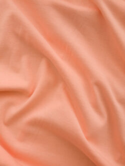 European Designer Deadstock - Organic Cotton Jersey - Peach