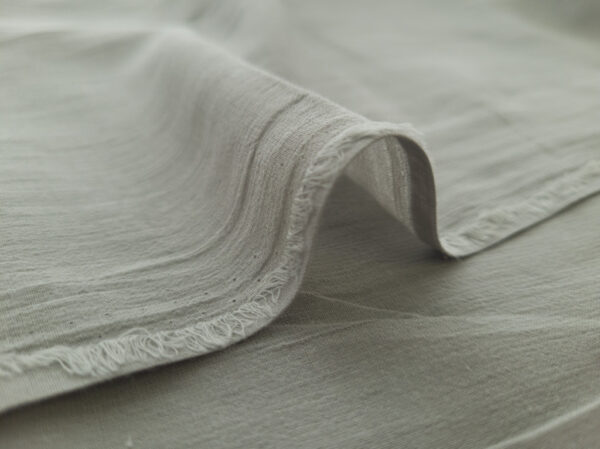 European Designer Deadstock - Organic Cotton Voile - Stone