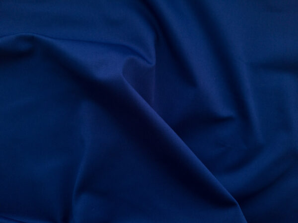 European Designer Deadstock - Cotton Stretch Twill - Royal Blue