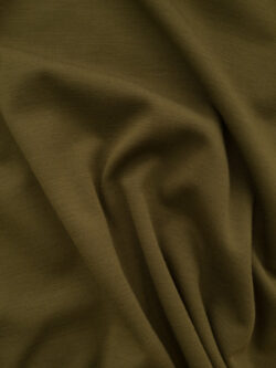 British Designer Deadstock – Viscose/Polyester Ponte - Moss Green