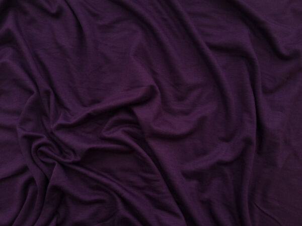 European Designer Deadstock – Viscose/Spandex Jersey – Purple