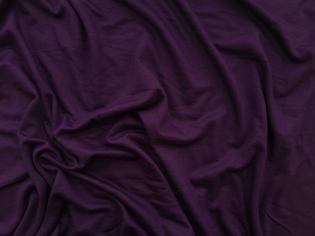 Jersey : Viscose Jersey - Dark Purple