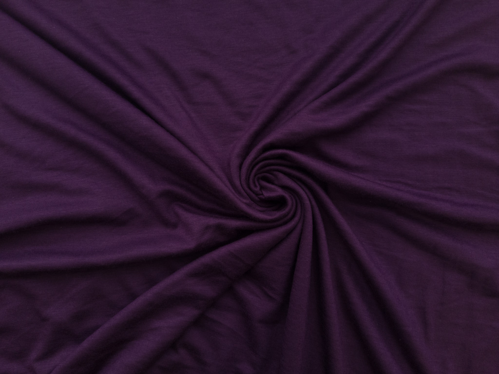 European Designer Deadstock – Viscose/Spandex Jersey – Purple