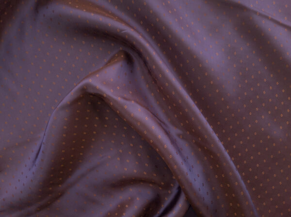 Lady McElroy – Viscose/Acetate Jacquard Lining – Mini Diamond - Copper Rose