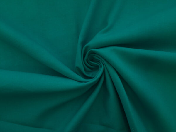 British Designer Deadstock - Cotton Sateen - Jade