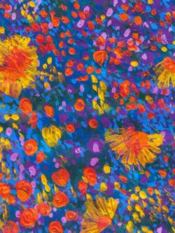 Quilting Cotton - Painterly Petals - Meadow - Daisy - Nature