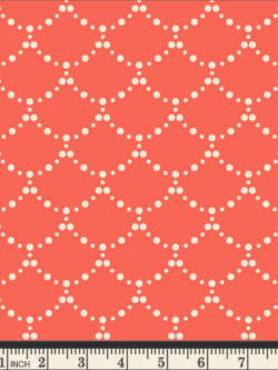 AGF - Cotton/Spandex Jersey - Ripples - Coral
