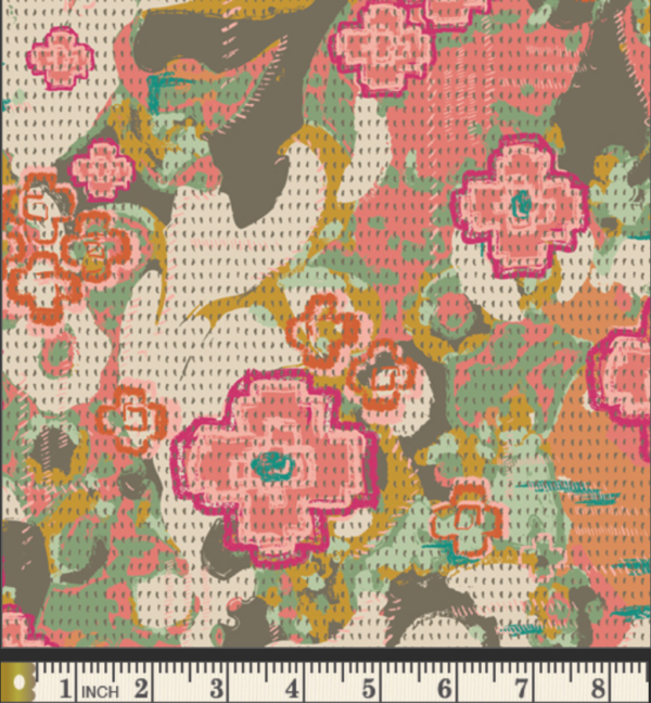 AGF - Cotton/Spandex Jersey - Flowers Everywhere