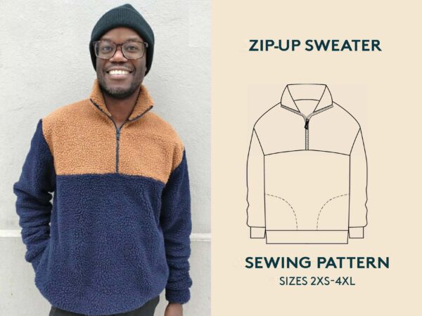 Wardrobe By Me Zip Up Sweater