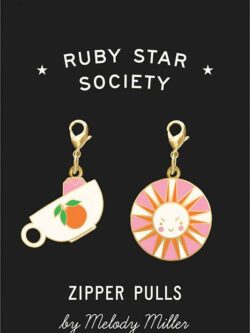 Ruby Star Society - Tea Cup & Sun - Zipper Pulls