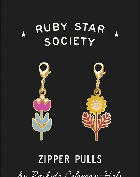 Ruby Star Society – Flowers – Zipper Pulls