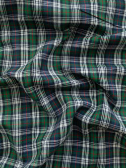 Yarn Dyed Cotton – Classic Tartan - Green/Blue