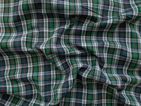 Yarn Dyed Cotton – Classic Tartan - Green/Blue