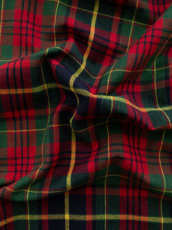 Yarn Dyed Cotton – Classic Tartan - Red/Green