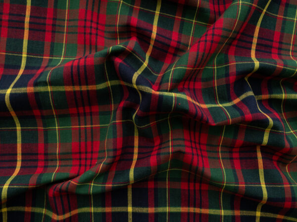 Yarn Dyed Cotton – Classic Tartan - Red/Green