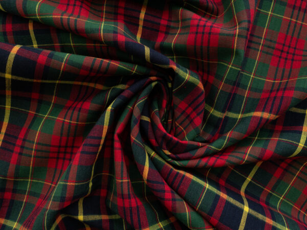 Yarn Dyed Cotton – Classic Tartan - Red/Green