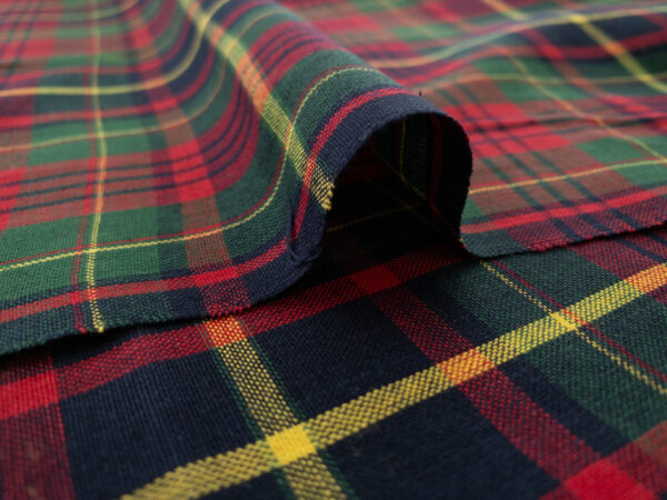 Yarn Dyed Cotton – Classic Tartan - Red/Green