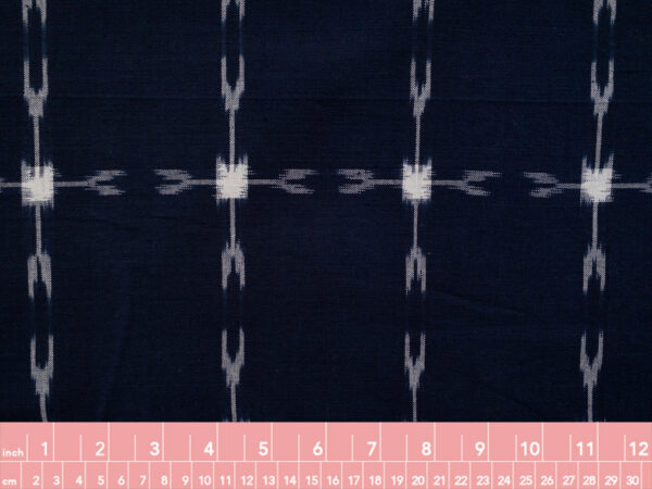 Dakota Arrows Ikat - Cream on Navy