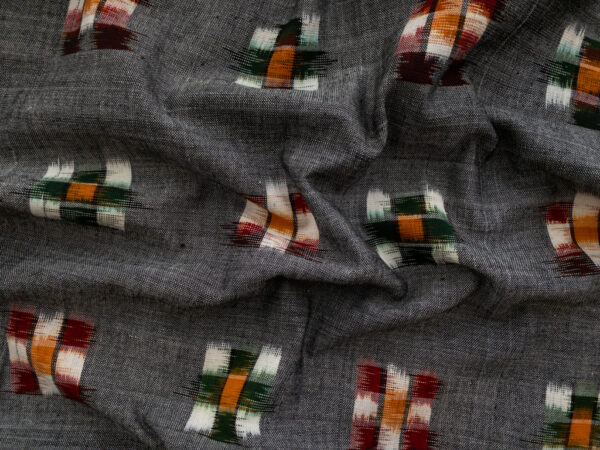 Checkerboard Ikat - Grey Multi