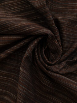 Yarn Dyed Cotton – Mini Stripe - Brown