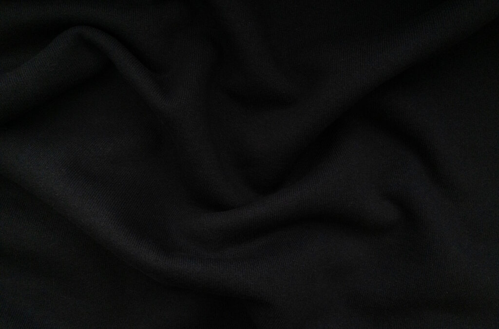 Designer Deadstock – Cotton/Polyester Fleece – Black