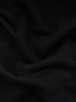 Designer Deadstock - Cotton/Polyester Fleece – Black