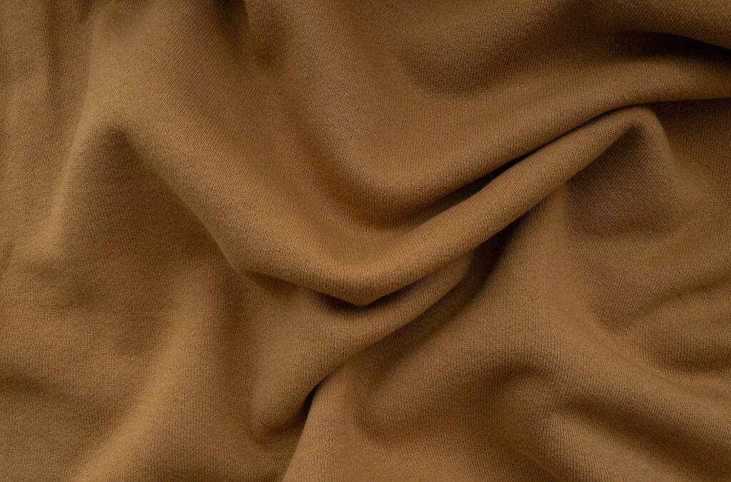 Designer Deadstock – Cotton/Polyester Fleece – Bronze