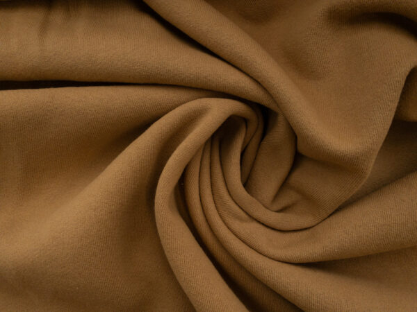 Designer Deadstock - Cotton/Polyester Fleece – Bronze