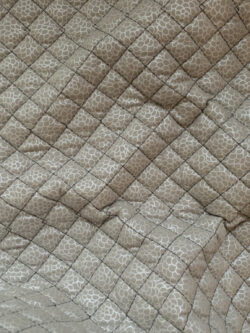 Designer Deadstock - Quilted Cotton/Polyester - Silver