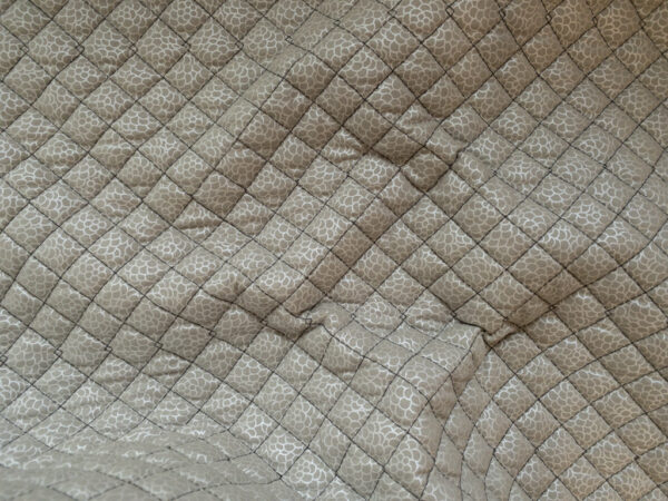 Designer Deadstock - Quilted Cotton/Polyester - Silver