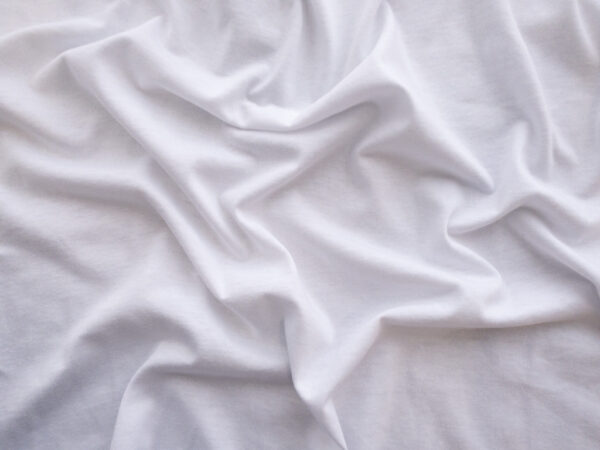 Designer Deadstock - Organic Cotton Jersey - White