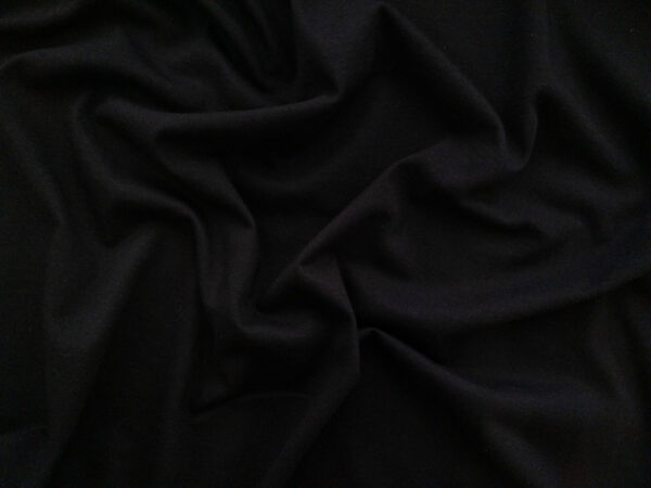 Designer Deadstock - Organic Cotton Jersey - Black