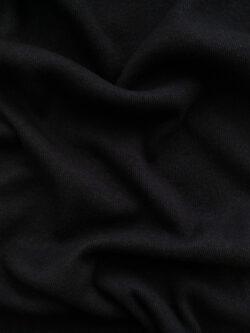 Designer Deadstock - Cotton Blend Ribbing – Black