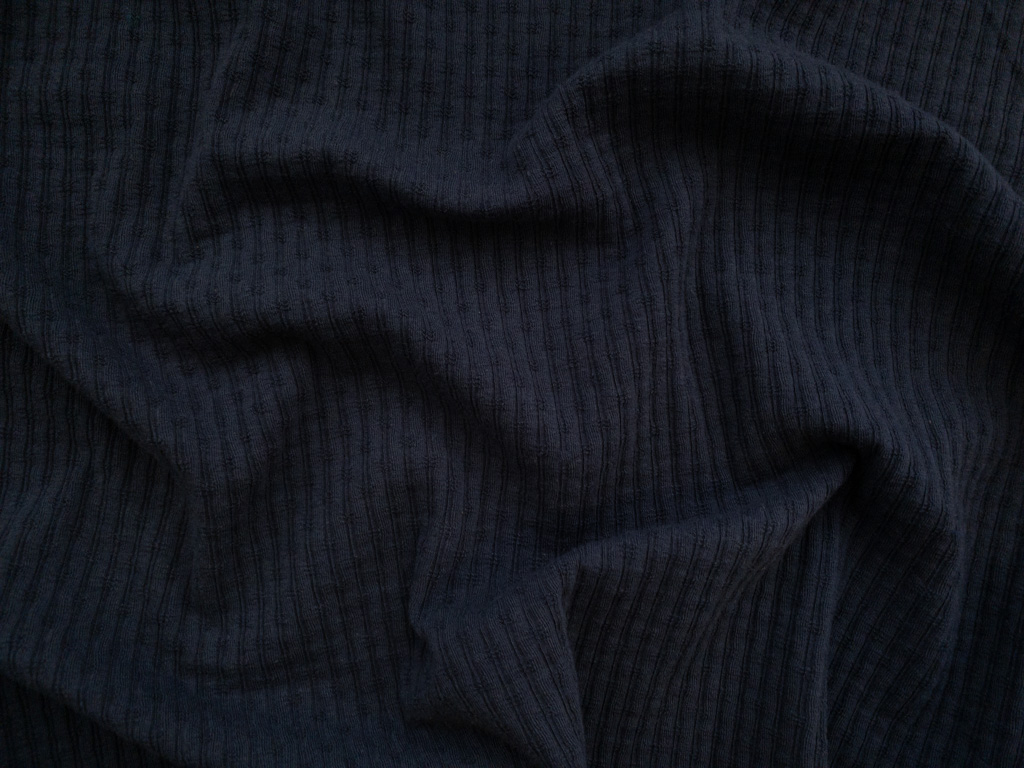 Knitted Organic Cotton Ribbing Fabric