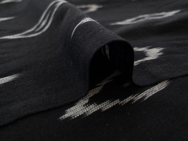 Cotton Ikat - Diamonds - Black/White