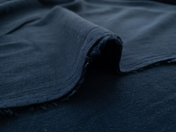 Textured Rayon/Linen - Denim