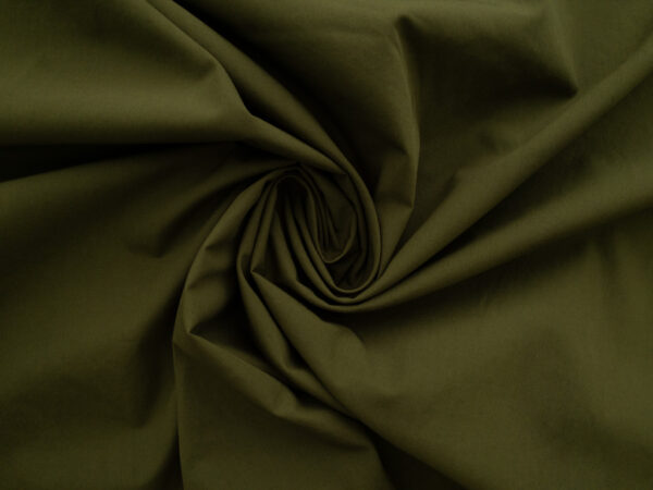 Washed Cotton Poplin - Moss