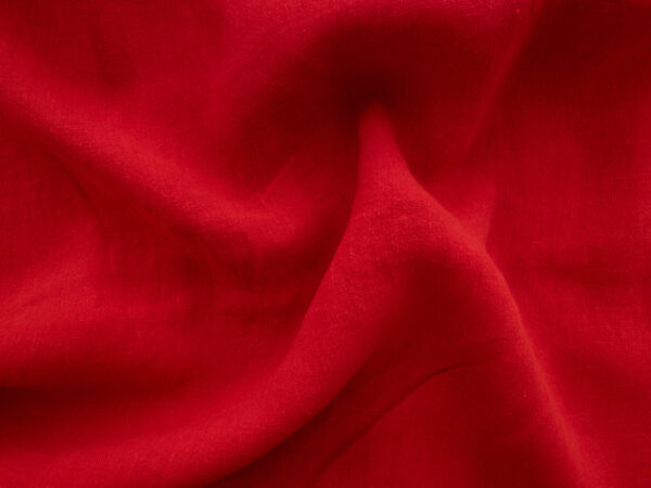 Sahara Washed Linen - Ruby