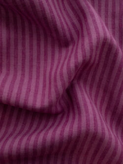 Washed Grape Purple Linen Fabric by the Metre