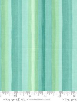 Quilting Cotton – Willow - Stripe - Pond