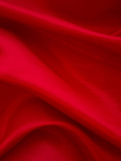Linen/Silk Slub - Apple Red
