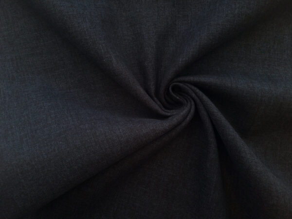 Japanese - Cotton Shirting - Rustic Weave Solid - Black