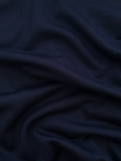 Designer Deadstock - Wool Jersey - Navy