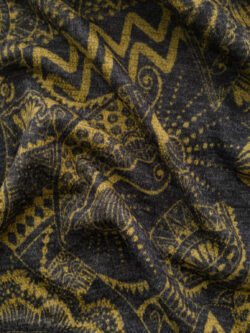 Antique Gold Ponte Knit Fabric 