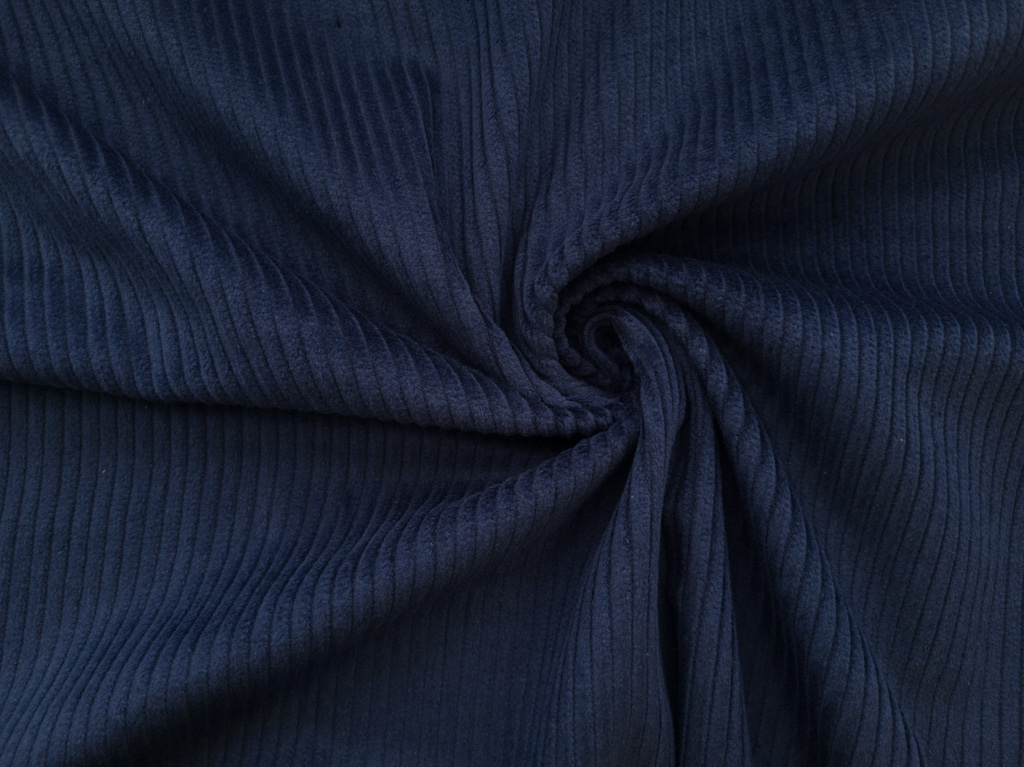 Lady McElroy - Dakota - 4.5 Wale Cotton Corduroy – Marine Blue ...